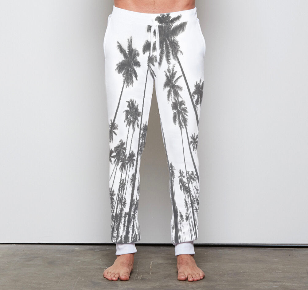 Palm print joggers sale