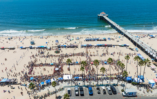 Beach Dig- Manhattan Beach 6-Man Volleyball Photos