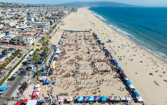 Cross Court - Photos of the Annual Manhattan Beach 6-Man Volleyball Tournament