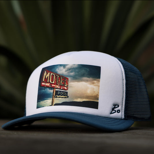 Motel Pool Hat - Route 66 Photo