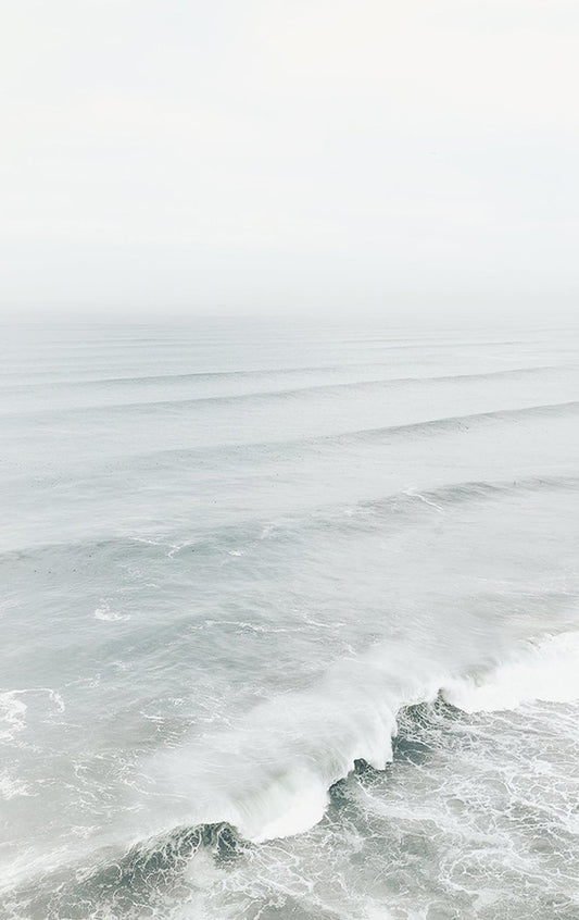 Graphite - Manhattan Beach Soft Blue Wave Photo