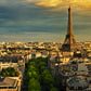 Golden Hour in Paris - Eiffel Tower Beauty Light Photos