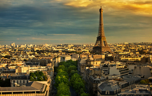 Golden Hour in Paris - Eiffel Tower Beauty Light Photos