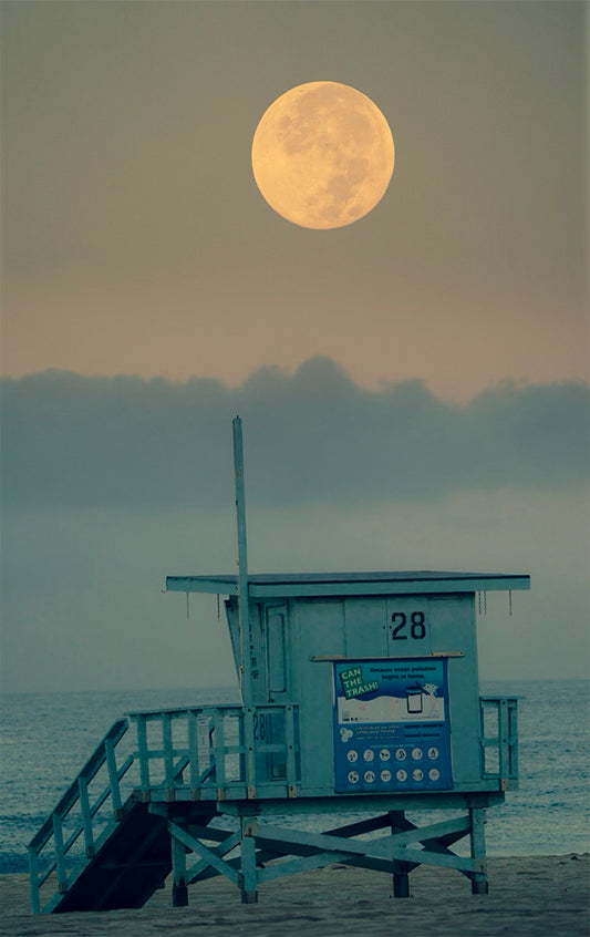 Moon Groove - Hermosa Beach Lifeguard Tower Photos